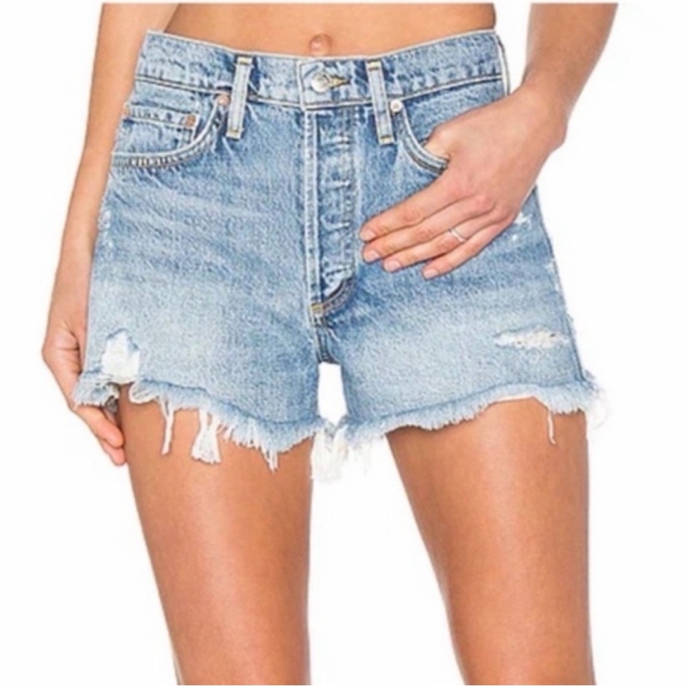 Agolde Denim Jean Shorts Parker 27